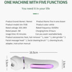 Women Electric Epilator Face Female Shaver Facial & Body Hair Removal – Bild 3