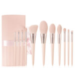 11Pcs Pink Makeup Brush Set Eye Shadow Blending Eyeliner Eyelash