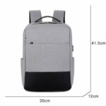 USB Charging Men's Multifunctional Waterproof Business Backpack for – Bild 2