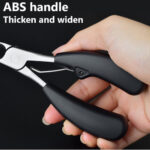 Black Toe Nail Clippers Nail Correction Thick Nails Ingrown Toenails – Bild 4