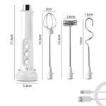 Drink Mixer Portable Rechargeable Electric Milk Frother Foam Maker For – Bild 2