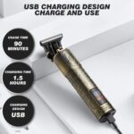 Men's Hair Clipper Waterproof Rechargeable Cordless Hair Beard Trimmer – Bild 2
