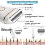 Electric Epilator Women Painless USB Rechargeable Hair Removal Lady – Bild 4