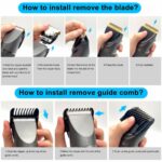 Washable Electric Hair Clipper Ceramic Professional – Bild 5