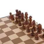 32pcs High-Grade Funny Folding Wooden Chess Set – Bild 3