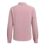 Sexy Pink Long Sleeve Neck Tie Elegant Office OL – Bild 6