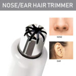 2-in-1 Facial Hair Trimmer Nose Ear Hair Shaver Trimmer Eyebrow – Bild 3