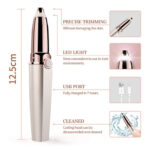 Rechargeable Electric Eyebrow Trimmer For Eyebrows  Women's Shaver – Bild 2