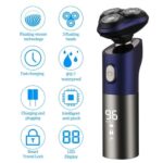 3D Waterproof Electric Shaver For Men Beard Trimmer Digital LED – Bild 4