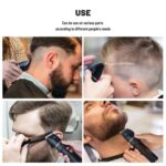 Electric Hair Clipper Usb Hair Trimmer Titanium Ceramic Blade Men Kids – Bild 2