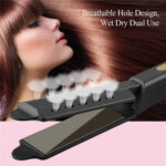 Professional Hair Straightener Wet Dry Straight Plate Flat Iron Fast – Bild 5