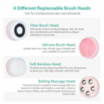 4 in 1 Facial Cleansing Brush Rechargeable Electric Waterproof Spin – Bild 2