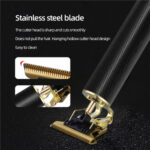 Portable Electric Hair Clippers T-blade For Men's Hair Beard Trimmer – Bild 3
