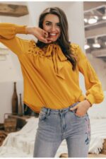 Embroidery Long Sleeve Summer Spring Hollow Out – Bild 3