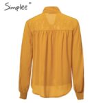 Embroidery Long Sleeve Summer Spring Hollow Out – Bild 8