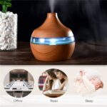 300ml USB Electric Ultrasonic Aromatherapy Air Humidifier Wood Grain 7 – Bild 4