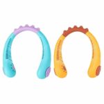 Bladeless Cute Cartoon Portable Neck Fan For Kids