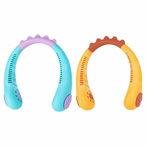 Ha616094dc40e4efeaf98cfaaa8fdbe147.jpg Bladeless Cute Cartoon Portable Neck Fan For Kids – Bild 1