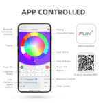 GFLAI Factory Wholesale 4 Wire USB Plug App Controlled LED Fairy – Bild 6