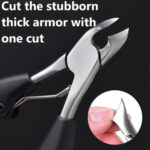 Black Toe Nail Clippers Nail Correction Thick Nails Ingrown Toenails – Bild 2