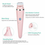 4 in 1 Facial Cleansing Brush Rechargeable Electric Waterproof Spin – Bild 4