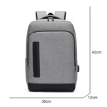 Business Backpacks For Men Multifunctional USB Charging Bag Waterproof – Bild 2
