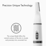 2-in-1 Facial Hair Trimmer Nose Ear Hair Shaver Trimmer Eyebrow – Bild 2