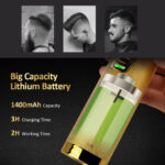 Hair Clipper Electric Hair Trimmer Cordless Shaver Beard Trimmer 0mm – Bild 4