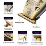 Chargeable Electric Hair Cutting Machine Hair Beard Clipper Men's – Bild 4
