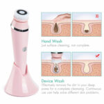 4 in 1 Facial Cleansing Brush Rechargeable Electric Waterproof Spin – Bild 3