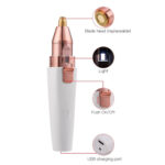 2 In 1 Electric Eyebrow Trimmer Female Women Epilator Eye Brow Lip – Bild 9