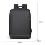 Backpacks For Men USB Charging Waterproof Oxford Cloth Bag For Laptop – Bild 2