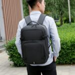 Mens Backpacks Multifunctional Waterproof Film Laptop Backbag – Bild 2