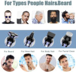 4 in 1 Electric Shaver Hair Clippers Men's Rotary Shavers Rechargeable – Bild 3