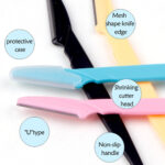 100PCS Eyebrow Shaper Portable Shaver Eye Brow Trimmer Shaping – Bild 4
