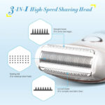 Electric Epilator Women Painless USB Rechargeable Hair Removal Lady – Bild 5
