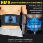 EMS Fitness Trainer Belt Waist Support Abdominal Muscle Stimulator – Bild 2