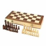 32pcs High-Grade Funny Folding Wooden Chess Set