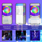 GFLAI Factory Wholesale 4 Wire USB Plug App Controlled LED Fairy – Bild 3
