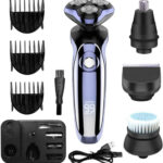 4 in 1 Electric Shaver Hair Clippers Men's Rotary Shavers Rechargeable