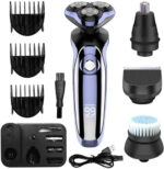 4 in 1 Electric Shaver Hair Clippers Men's Rotary Shavers Rechargeable