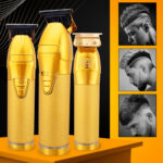 Professional Hair Clipper Beard Trimmer For Men Barber 0.1mm Baldhead