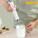 Drink Mixer Portable Rechargeable Electric Milk Frother Foam Maker For – Bild 6