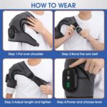 Heating Massage Shoulder Brace Support Arthritis Injury – Bild 4