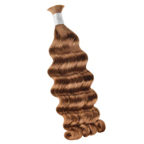 LD_30.png Premium Loose Deep Braiding Hair Extensions #30 Light Auburn | 100% – Bild 1