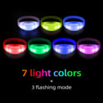 Light up Bracelets for Party Supplies(50Pack GFB005 Wristband) – Bild 4