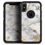 Marble & Digital Gold Foil V2 - Skin Kit for the iPhone OtterBox Cases