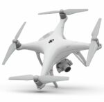 Marbleized Light Gray - Full-Body Skin Kit for the DJI Phantom 4 Drone