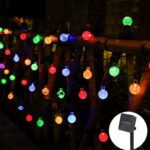 Solar 100LED Crystal Globe Lights Fairy String Light for Christmas – Bild 3