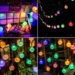 Solar 100LED Crystal Globe Lights Fairy String Light for Christmas – Bild 4